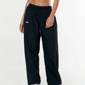 STAX black Parachute Pants - Size Medium